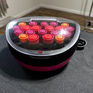 LIKE NEW Remington Ionic Conditioning Hair Setter Hot Rollers NO CLIPS TESTED
